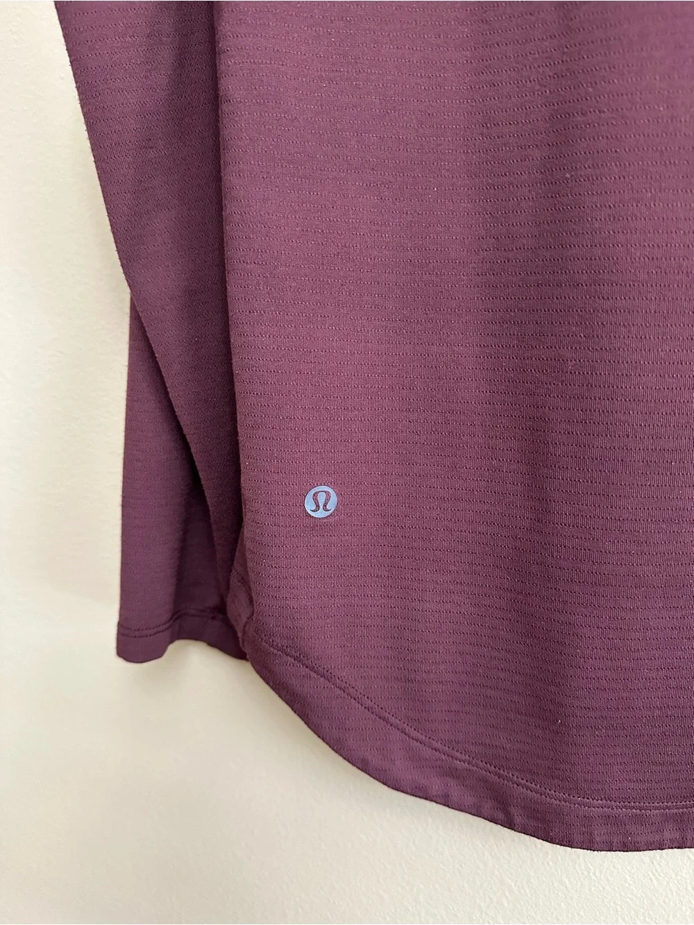 Lululemon Drysense Half Zip Pullover Burgundy Wine